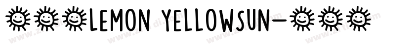 找字体Lemon YellowSun字体转换
